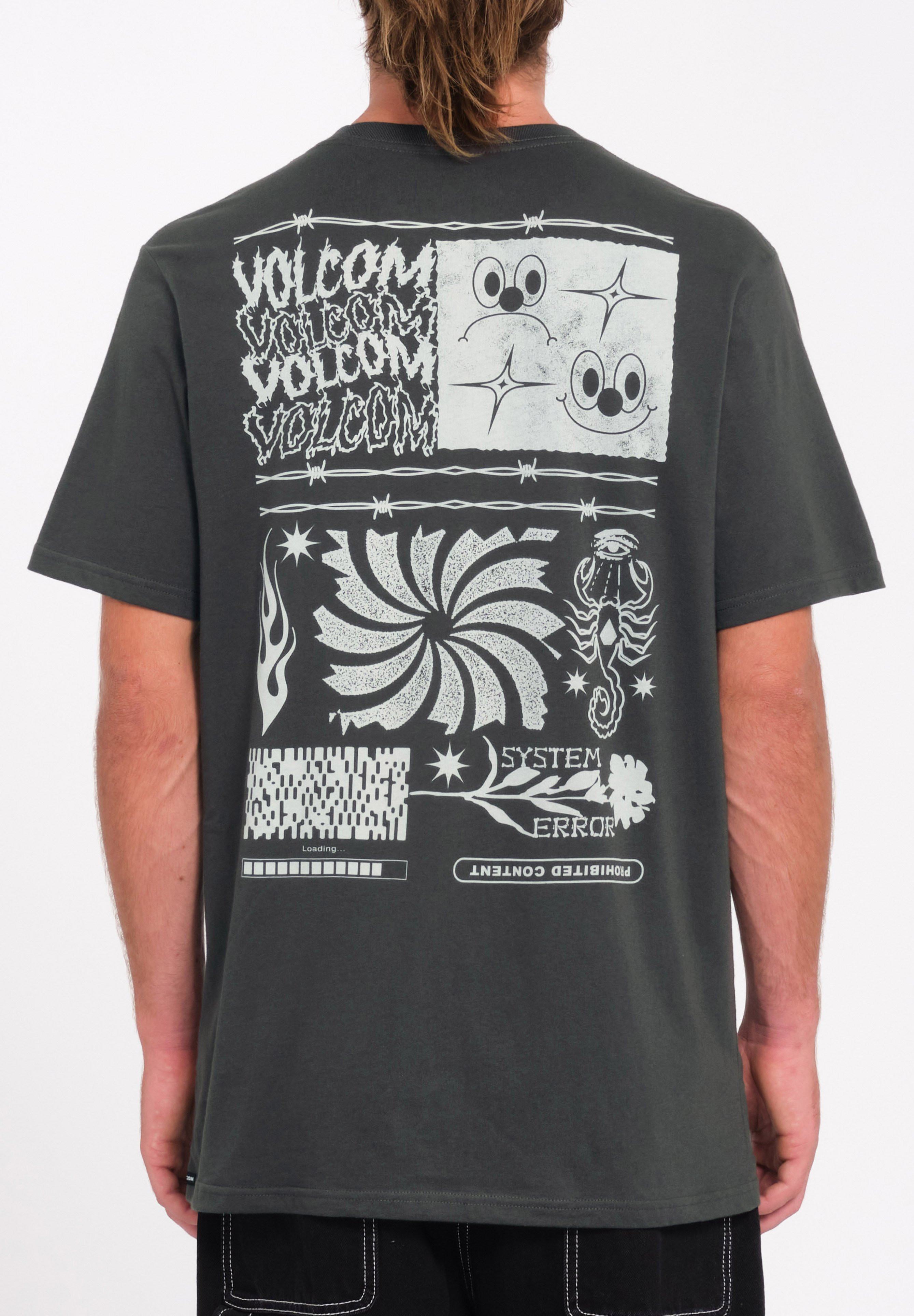 Volcom T-shirt imprimé SYSTEM ERROR  - 01 - V1922O0RZ|Q11