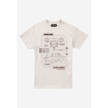 Star Wars T-shirt imprimé RAZOR CREST SCHEMATIC - 01 - ZZO20D406|B00