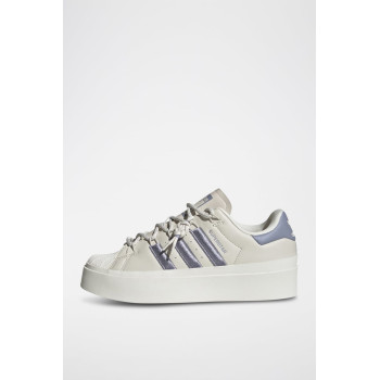 Sneakers plateformes Superstar Bonega - Blanc et lilas - 02 - 34307167