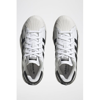 Sneakers en cuir Superstar Millencon - Blanc et noir - 02 - 34307176