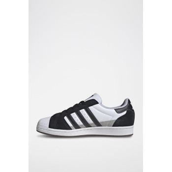 Sneakers en cuir et nubuck Superstar - Noir et blanc - 02 - 34307178