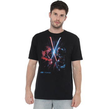 Star Wars T-shirt imprimé STAR WARS  EWAN KENOBI LIGHTSABER CLASH - 01 - ZZO2DQY05|Q00