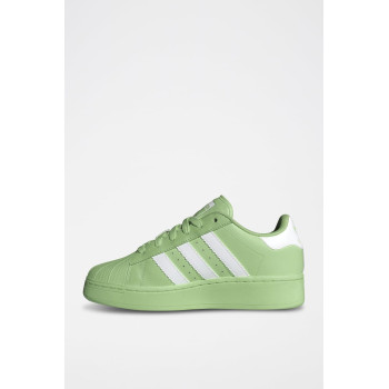 Sneakers en cuir Superstar - Vert et blanc - 02 - 34307185