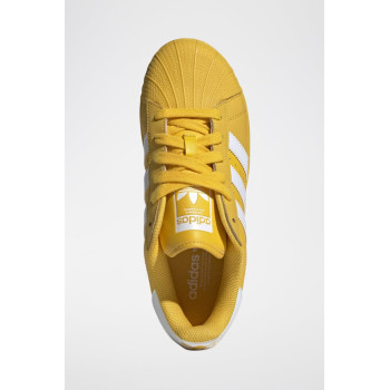 Sneakers en cuir Superstar - Jaune et blanc - 02 - 34307186