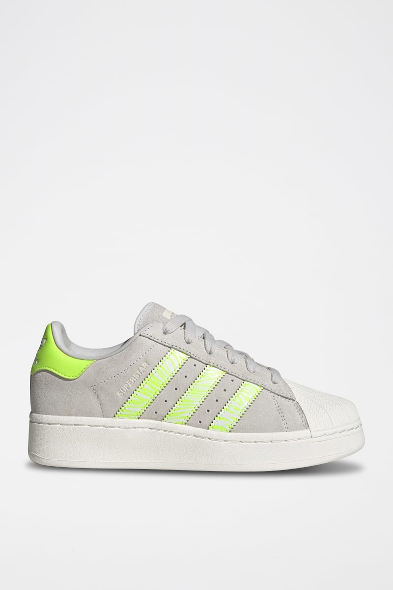 Sneakers en nubuck Superstar - Vert et gris - 02 - 34307187