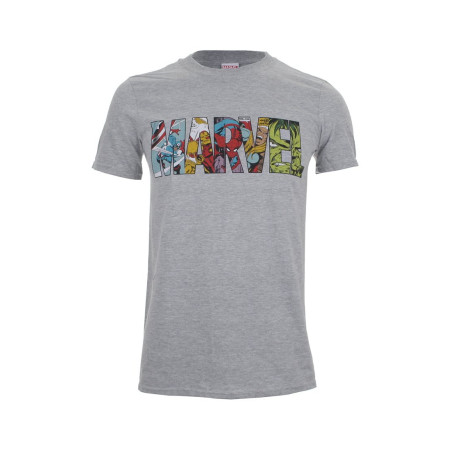 Marvel T-shirt imprimé MARVEL COMIC STRIP LOGO - 01 - ZZLCGX041|C00