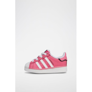 Sneakers en cuir Superstar - Rose et blanc - 02 - 34307194