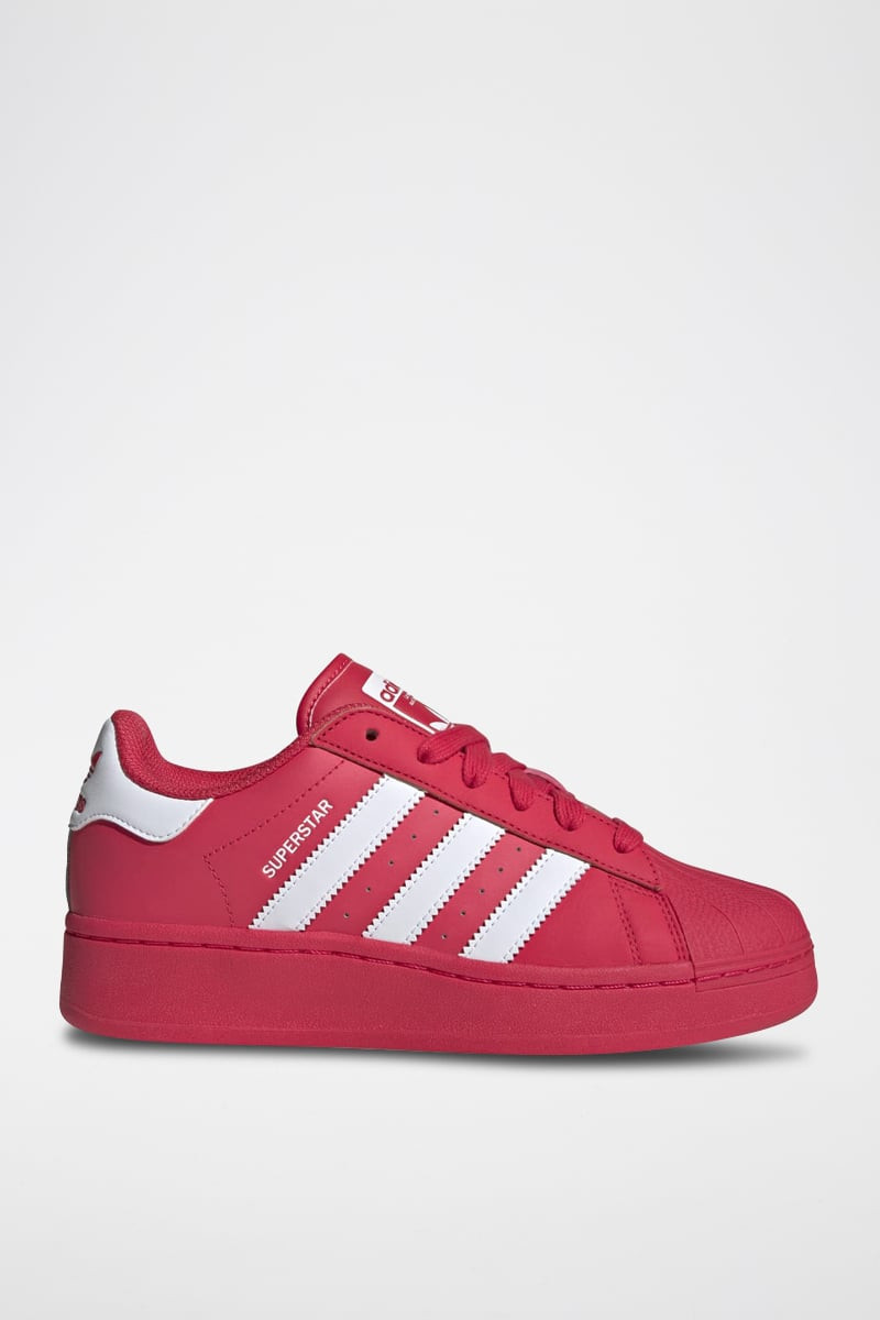 Sneakers en cuir Superstar - Rouge et blanc - 02 - 34307199