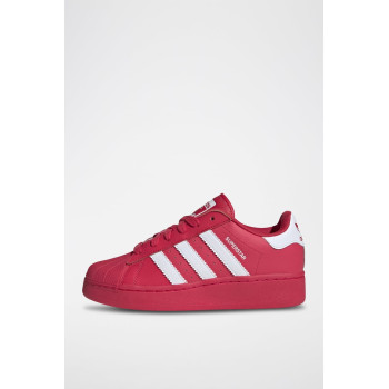 Sneakers en cuir Superstar - Rouge et blanc - 02 - 34307199