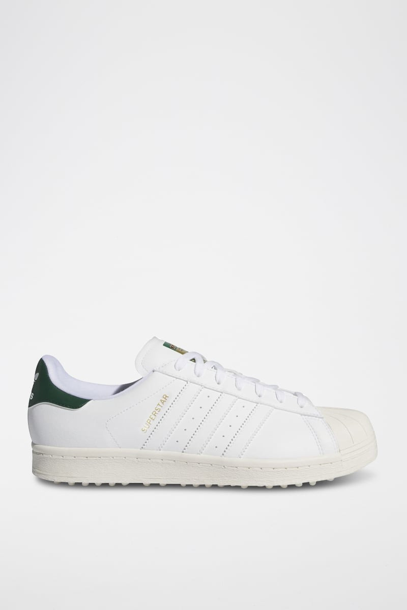 Sneakers en cuir Superstar Golf - Blanc et vert - 02 - 34307201