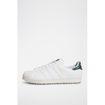 Sneakers en cuir Superstar Golf - Blanc et vert - 02 - 34307201