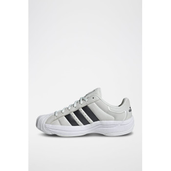 Sneakers en nubuck Superstar - Blanc et noir - 02 - 34307205