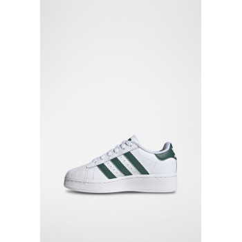 Sneakers en cuir Superstar - Blanc et vert - 02 - 34307208