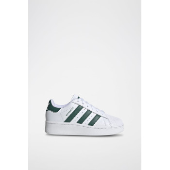 Sneakers en cuir Superstar - Blanc et vert - 02 - 34307208