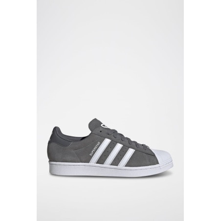 Sneakers en nubuck Superstar - Gris et blanc - 02 - 34307214