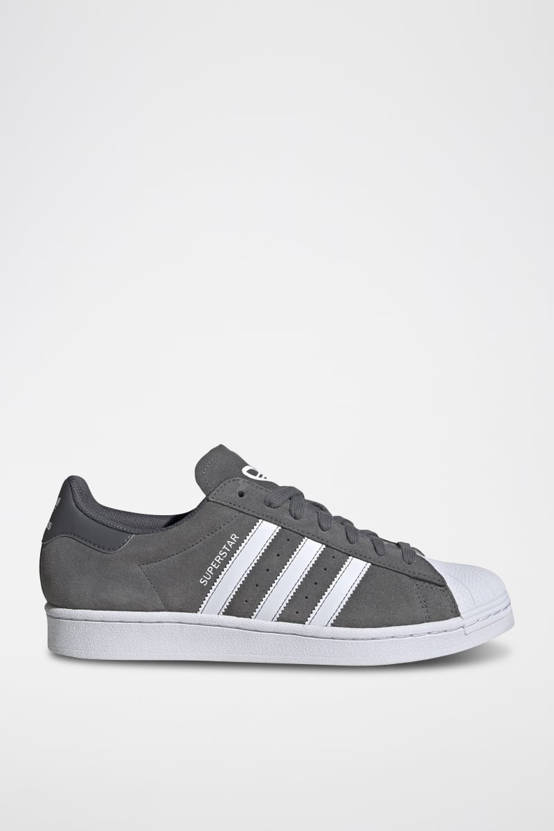 Sneakers en nubuck Superstar - Gris et blanc - 02 - 34307214