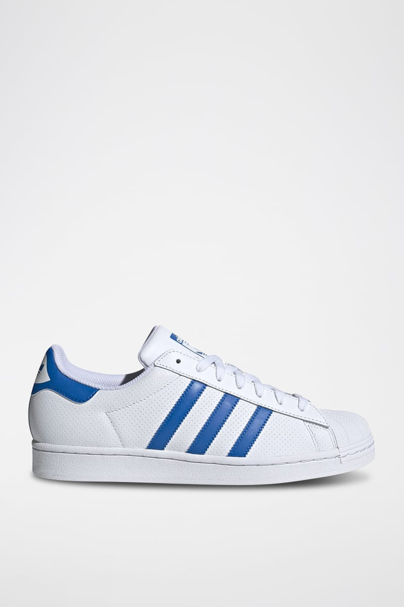 Sneakers en cuir Superstar - Bleu et blanc - 02 - 34307215