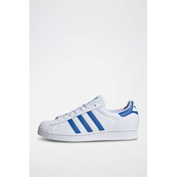 Sneakers en cuir Superstar - Bleu et blanc - 02 - 34307215