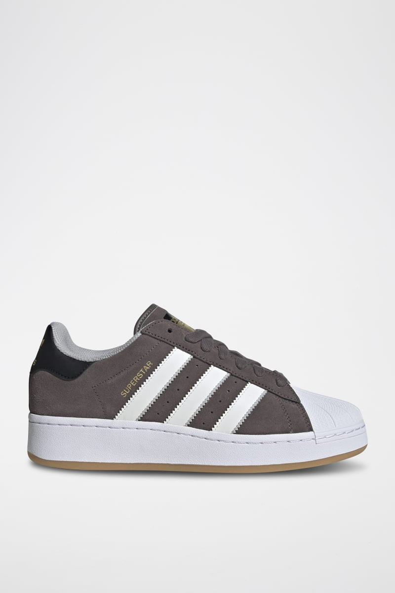 Sneakers en nubuck Superstar - Gris et blanc - 02 - 34307219