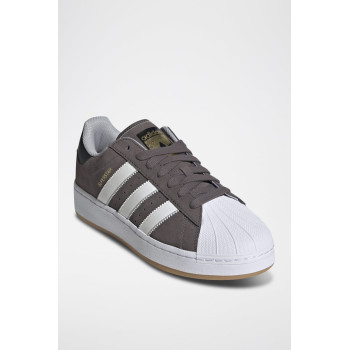 Sneakers en nubuck Superstar - Gris et blanc - 02 - 34307219