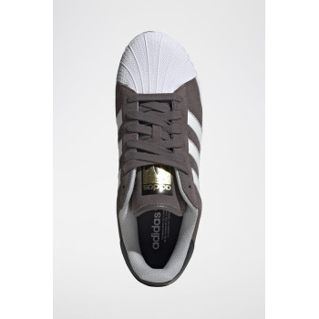 Sneakers en nubuck Superstar - Gris et blanc - 02 - 34307219