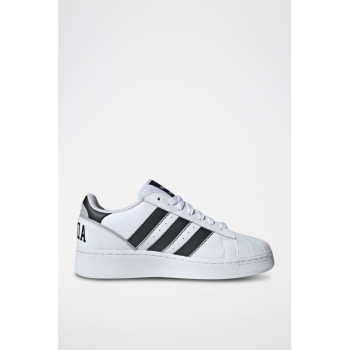 Sneakers en cuir Superstar - Blanc et noir - 02 - 34307221