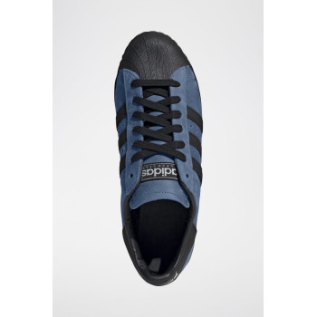 Sneakers en cuir Superstar 82 - Bleu et noir - 02 - 34307224