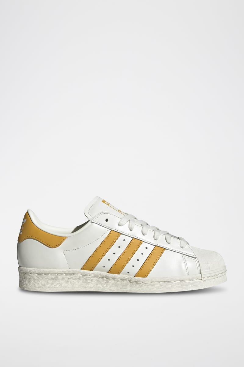 Sneakers en cuir Superstar 82 - Blanc et jaune - 02 - 34307225