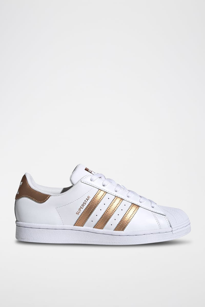 Sneakers en cuir Superstar - Blanc et cuivre - 02 - 34307228