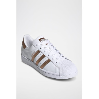 Sneakers en cuir Superstar - Blanc et cuivre - 02 - 34307228