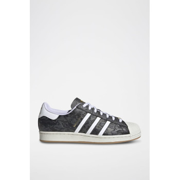 Sneakers en cuir Superstar - Noir et blanc - 02 - 34307235