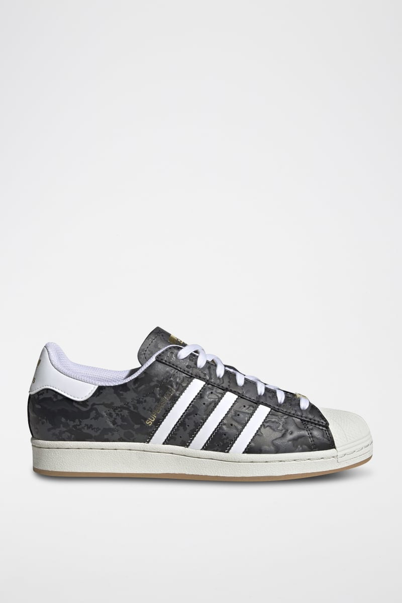 Sneakers en cuir Superstar - Noir et blanc - 02 - 34307235