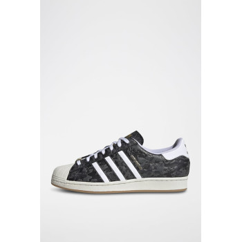 Sneakers en cuir Superstar - Noir et blanc - 02 - 34307235