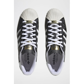 Sneakers en cuir Superstar - Noir et blanc - 02 - 34307235