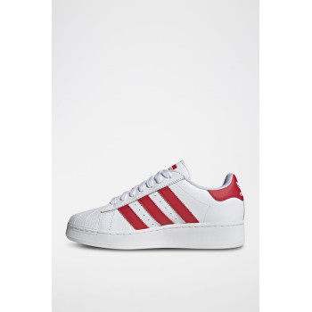 Sneakers en cuir Superstar - Blanc et rouge - 02 - 34307237