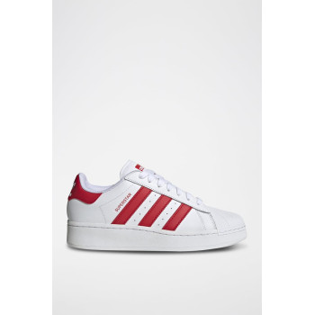 Sneakers en cuir Superstar - Blanc et rouge - 02 - 34307237