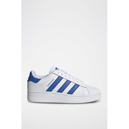 Sneakers en cuir Superstar - Blanc et bleu - 02 - 34307238