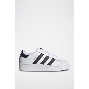 Sneakers en cuir Superstar - Blanc et noir - 02 - 34307092