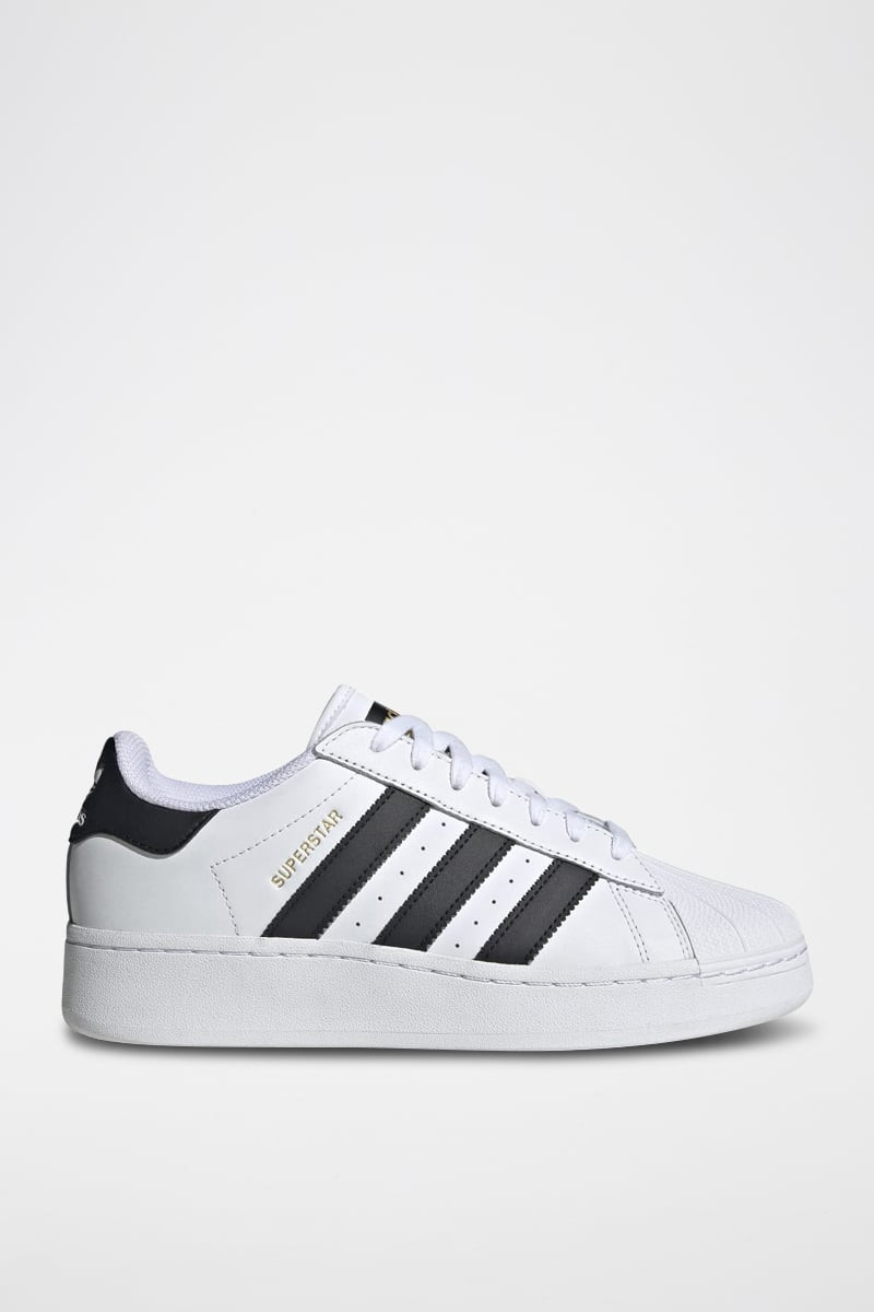 Sneakers en cuir Superstar - Blanc et noir - 02 - 34307092