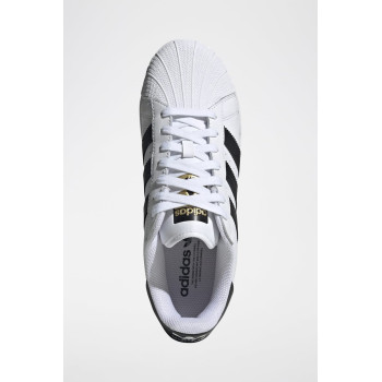 Sneakers en cuir Superstar - Blanc et noir - 02 - 34307092