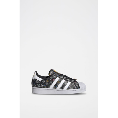 Sneakers en cuir Superstar - Noir et blanc - 02 - 34307093