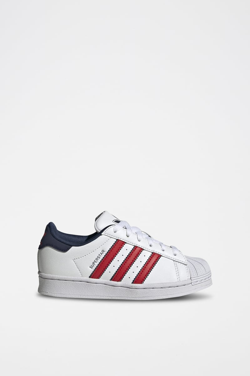 Sneakers Superstar - Blanc et rouge - 02 - 34307098