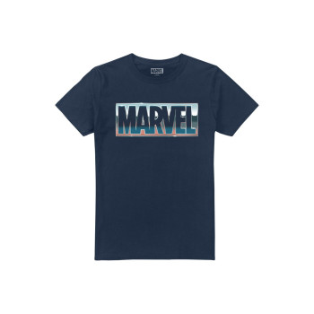 Marvel T-shirt imprimé MARVEL LOGO BLUE STEEL - 01 - ZZO1ZY970|K00