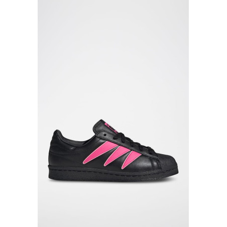 Sneakers en cuir Superstar 82 - Noir et rose - 02 - 34307109