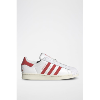 Sneakers en cuir - Rouge et blanc - 02 - 34307117