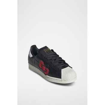 Sneakers en cuir Hello Kitty Superstar - Noir et rouge - 02 - 34307122