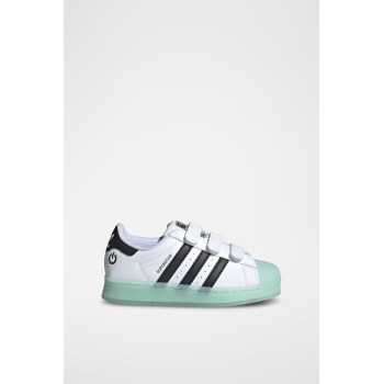 Sneakers Superstar - Blanc et turquoise - 02 - 34307125