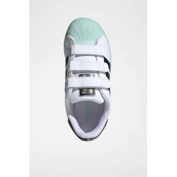 Sneakers Superstar - Blanc et turquoise - 02 - 34307125