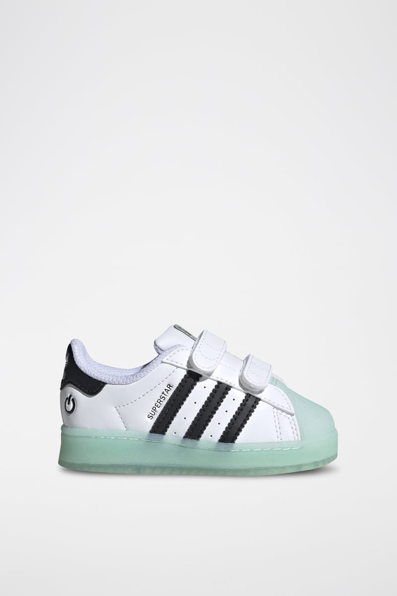 Sneakers Superstar - Blanc et turquoise - 02 - 34307126