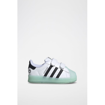 Sneakers Superstar - Blanc et turquoise - 02 - 34307126